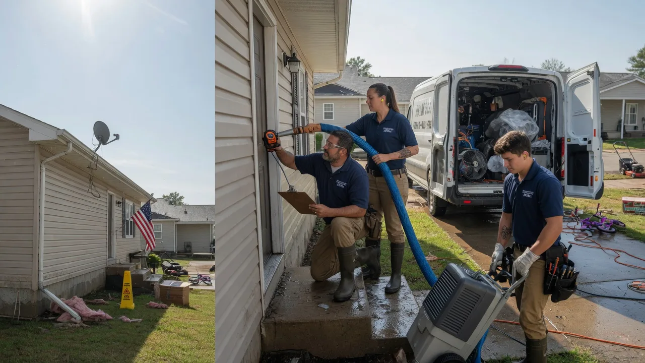 Ceiling Water Damage Restoration in Depauw, IN near me